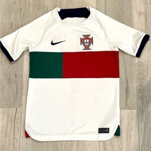 Nike Portugal Ronaldo #7 Jersey White Soccer Football Shirt Youth / Small